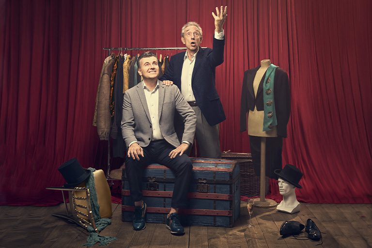 Les Arts presenta ‘La commedia è (in)finita’, un hilarant diàleg entre Carlos Chausson i Ramon Gener sobre la vida amb la música com a protagonista