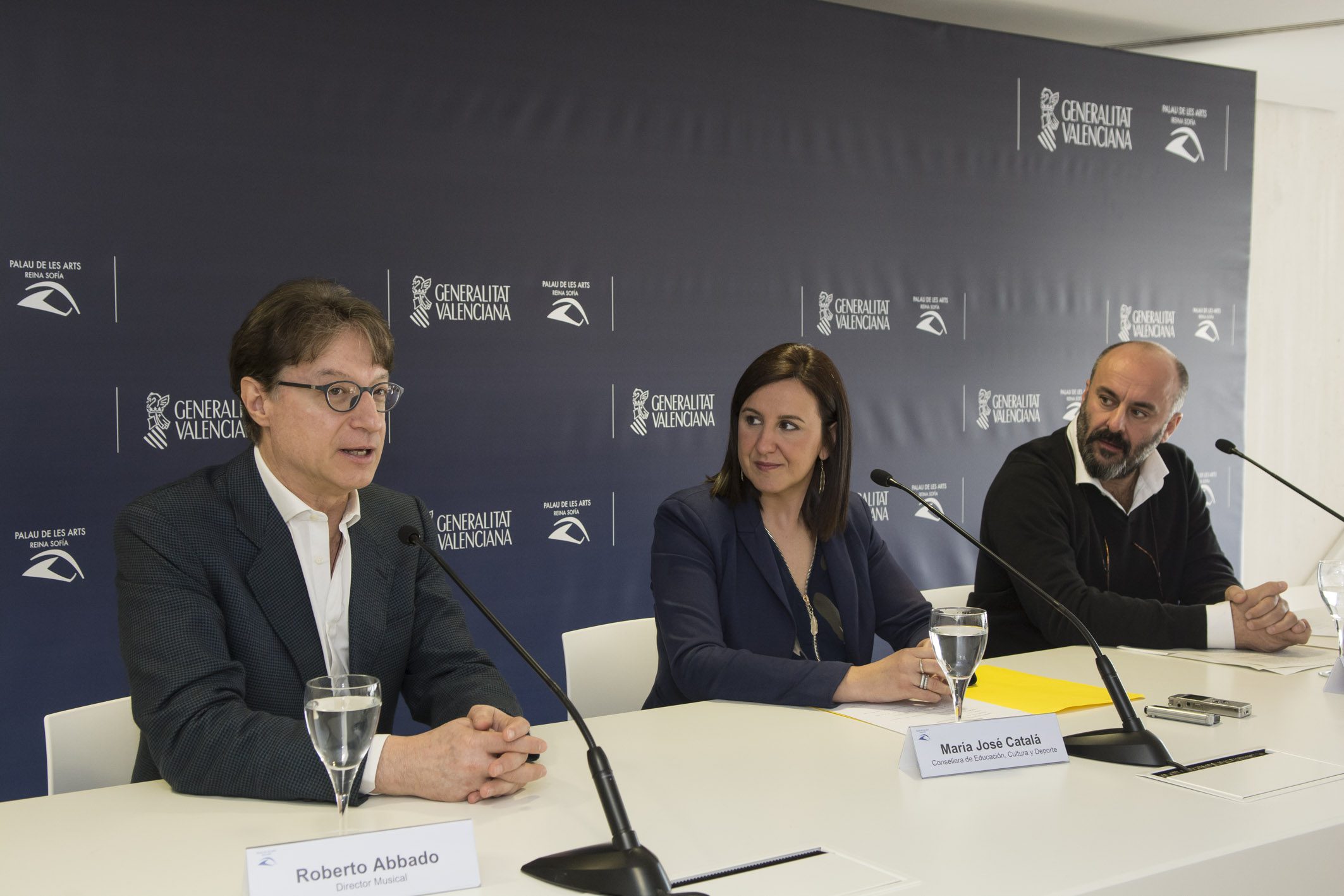 Roberto Abbado y Fabio Biondi asumen la dirección musical del Palau de les Arts