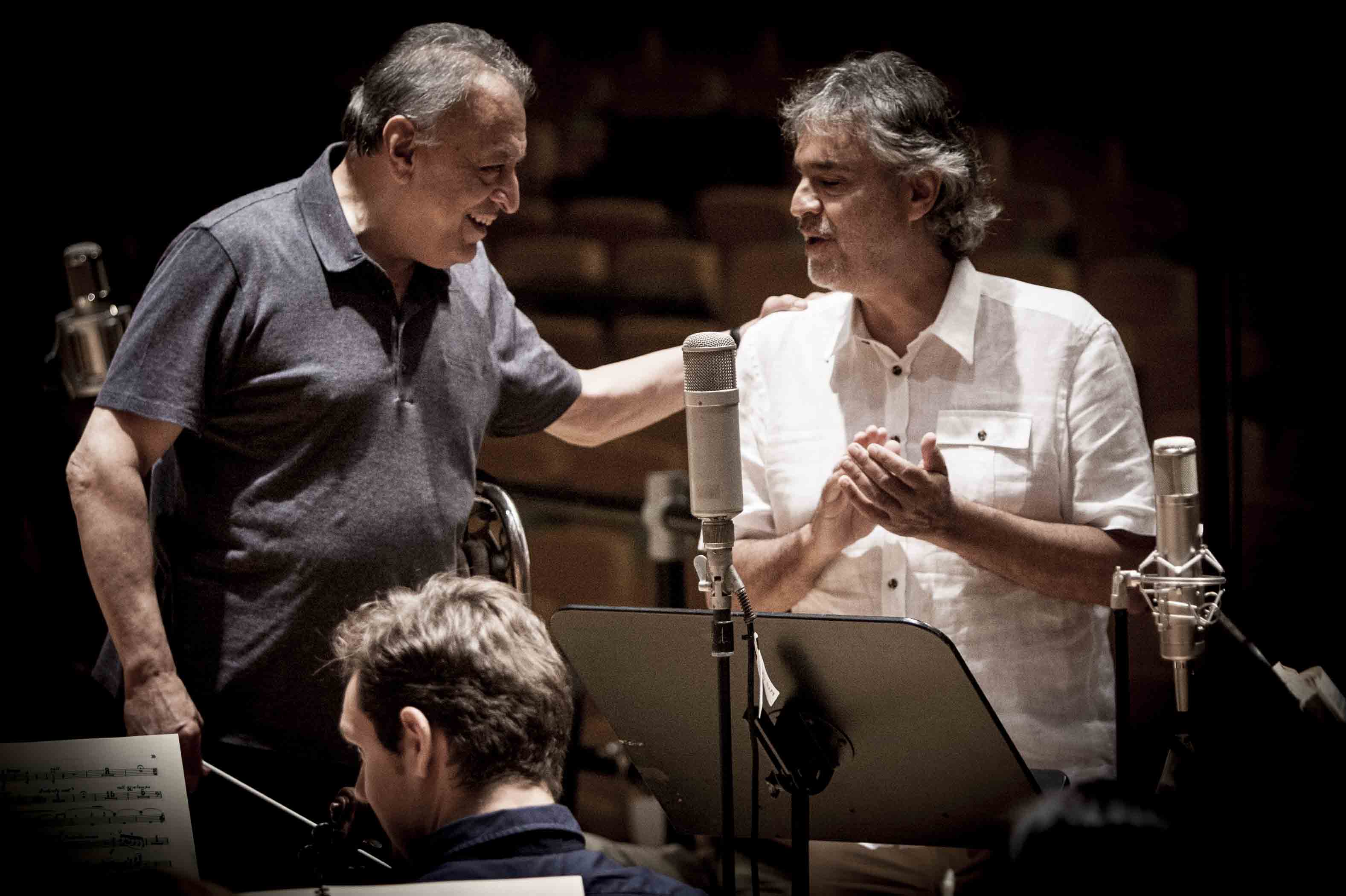 Andrea Bocelli graba con Zubin Mehta Turandot, de Puccini, en el Palau de les Arts