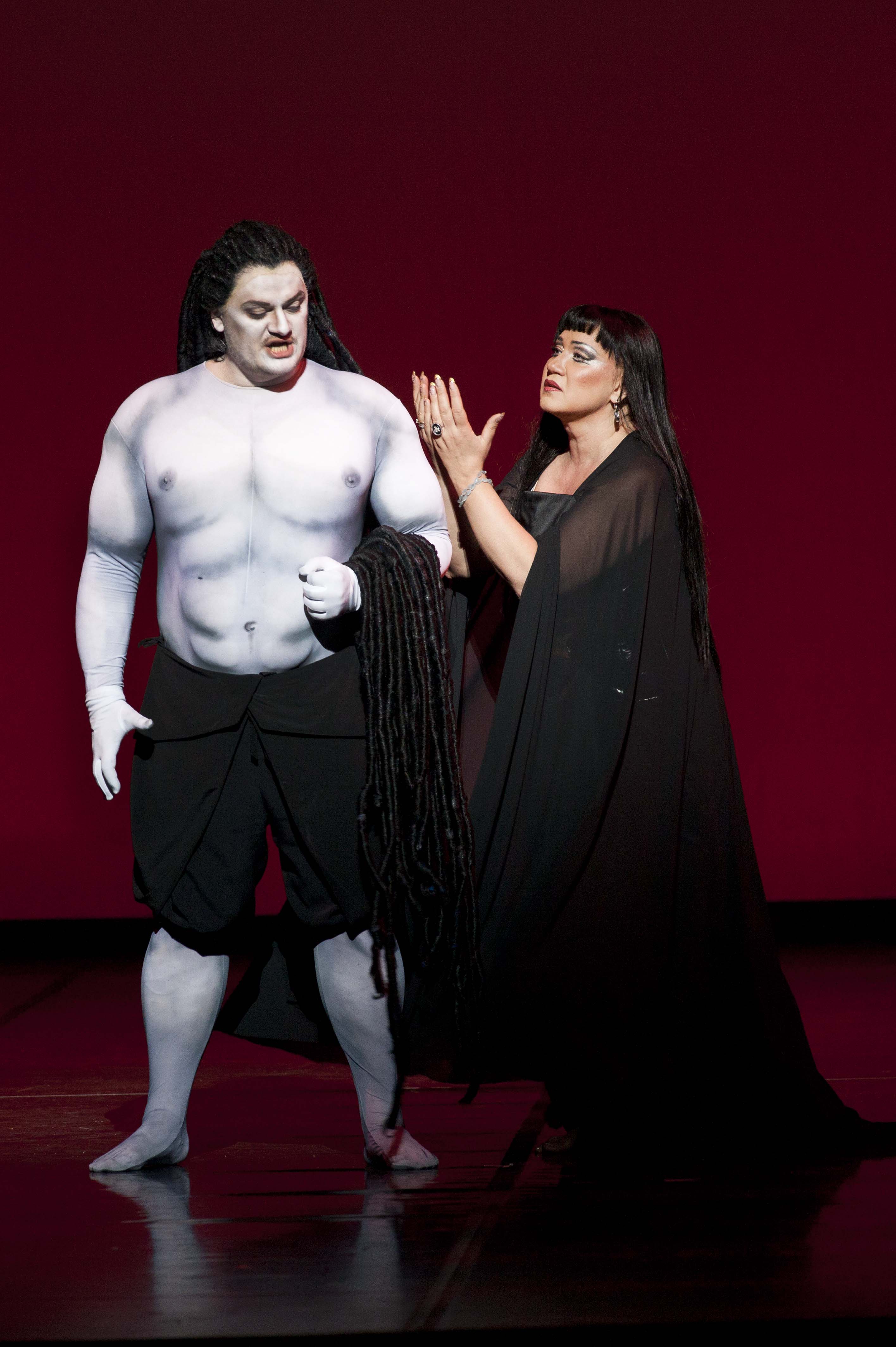 SAMSON ET DALILA Aleksandrs Antonenko(Sansone), Olga Borodina(Dalila) Opera Roma,Stagione 2012-13 foto LellieMasotti©Teatro dell'Opera di Roma 4335