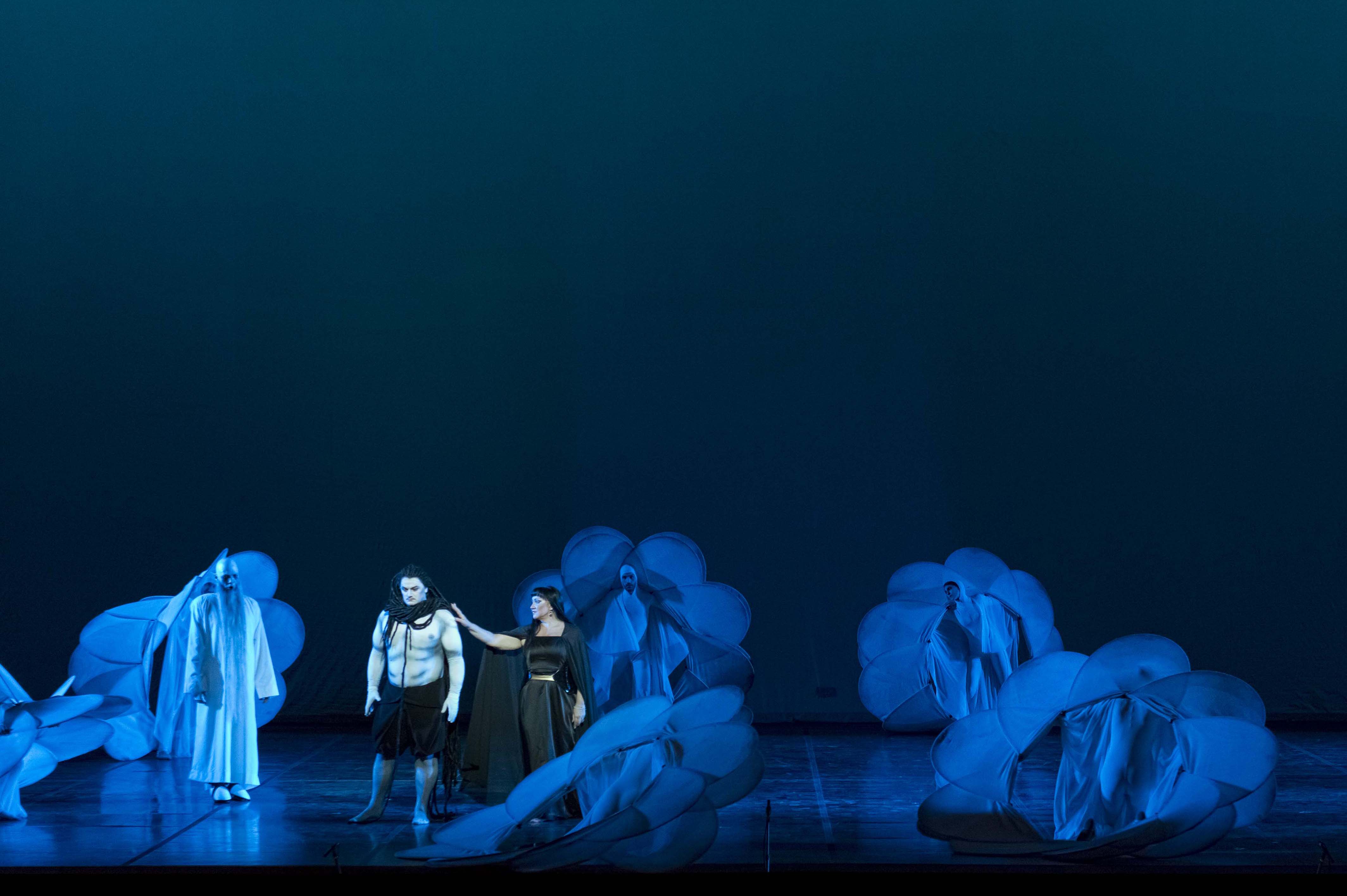 SAMSON ET DALILA Dario Russo(vecchio ebreo),Aleksandrs Antonenko(Sansone), Olga Borodina(Dalila)Opera Roma,Stagione 2012-13 foto LellieMasotti©Teatro dell'Opera di Roma GFN9789