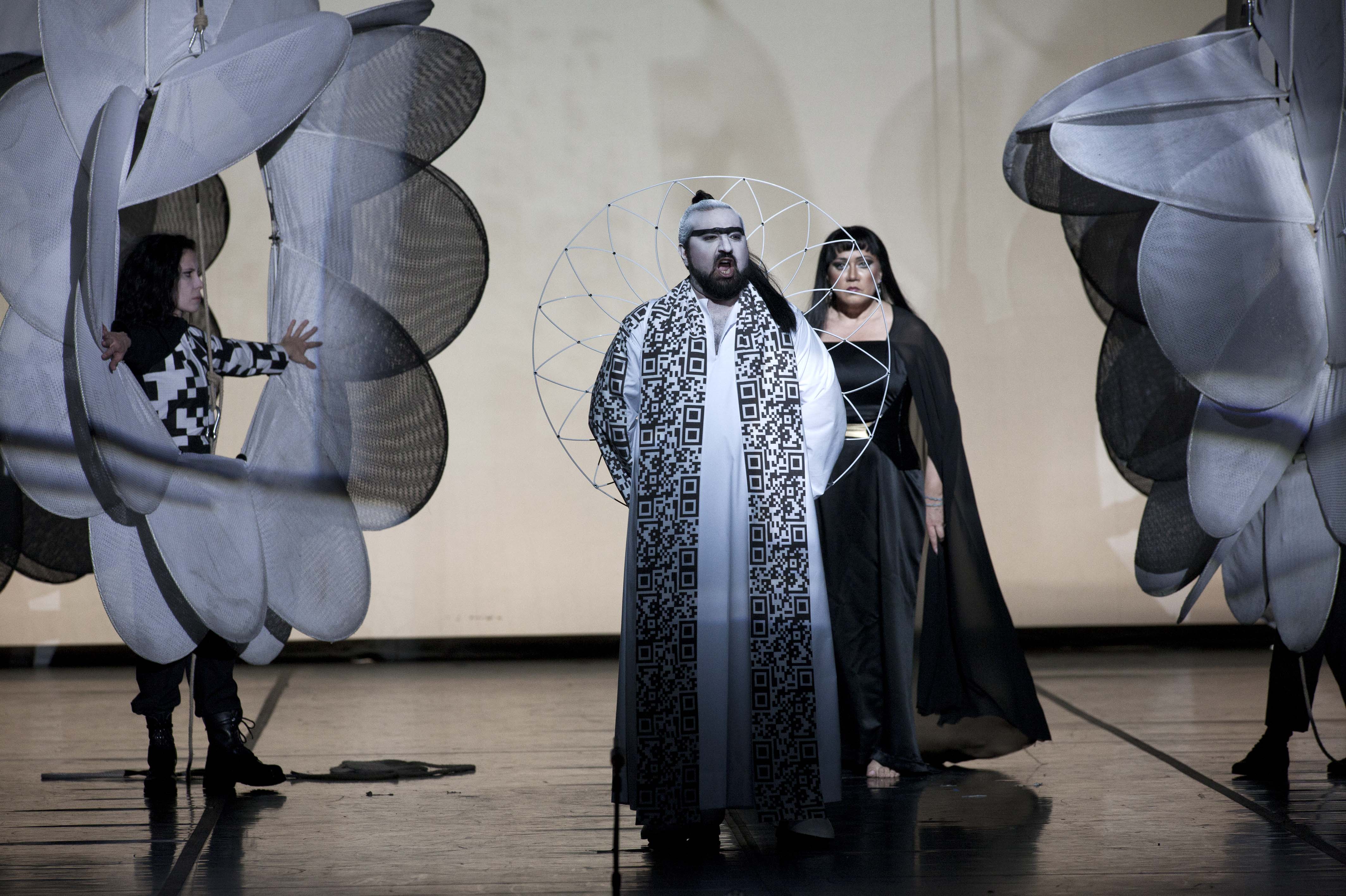 SAMSON ET DALILA Elchin Azizov(Gran Sacerdote di Dagone), Olga Borodina(Dalila) Opera Roma,Stagione 2012-13 foto LellieMasotti©Teatro dell'Opera di Roma 4271