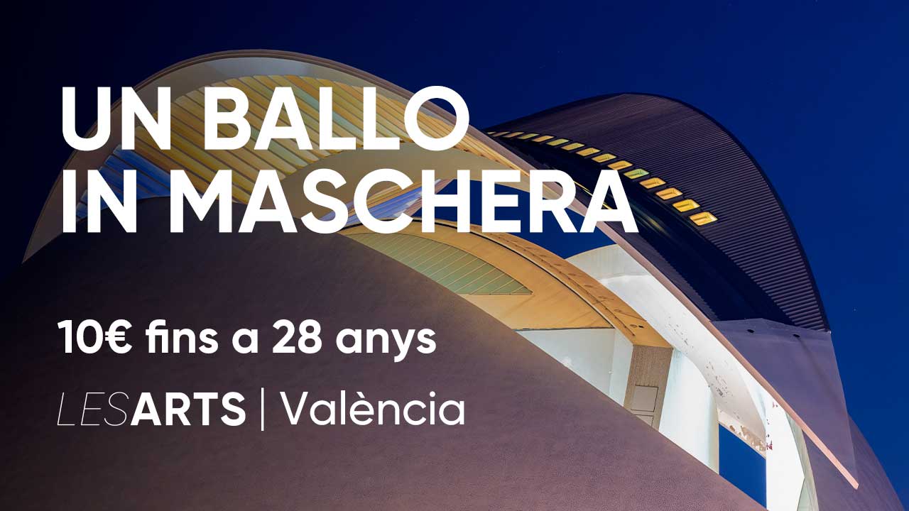 Un ballo in maschera Ópera fins a 28 en Les Arts, València